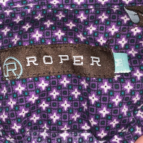 Purple Roper button up - Picture 2 of 4
